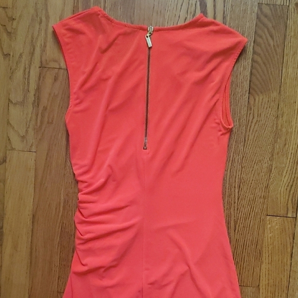 Victoria's Secret - Coral Sleeveless Sheath Dress Knee-Length Cocktail Night Out - Picture 3 of 5
